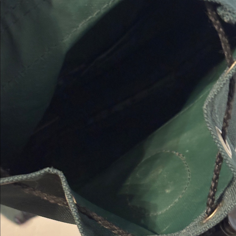 Stylish Green And Brown Backpack - image 6